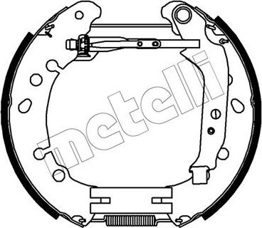 Metelli 51-0489 - Bremžu loku komplekts www.autospares.lv