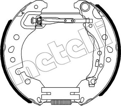 Metelli 51-0516 - Bremžu loku komplekts www.autospares.lv