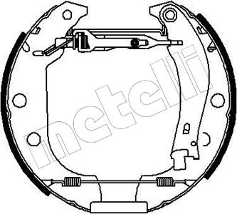 Metelli 51-0005 - Bremžu loku komplekts www.autospares.lv