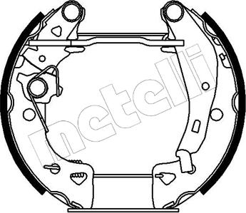 Metelli 51-0001 - Bremžu loku komplekts www.autospares.lv