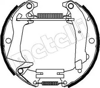 Metelli 510018 - Bremžu loku komplekts autospares.lv