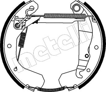 Metelli 51-0080 - Bremžu loku komplekts autospares.lv