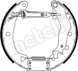 Metelli 51-0030 - Bremžu loku komplekts www.autospares.lv