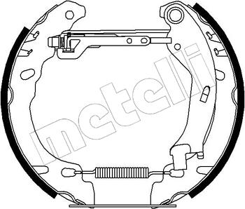 Metelli 51-0194 - Bremžu loku komplekts www.autospares.lv