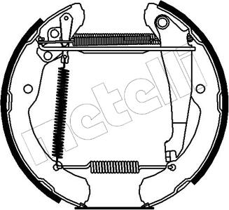 Metelli 51-0148 - Bremžu loku komplekts www.autospares.lv