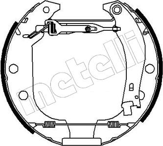 Metelli 51-0143 - Bremžu loku komplekts www.autospares.lv