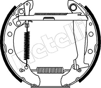 Metelli 51-0158 - Bremžu loku komplekts autospares.lv