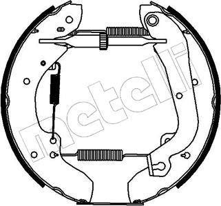 Metelli 51-0102 - Bremžu loku komplekts autospares.lv