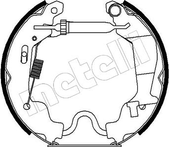 Metelli 51-0187 - Bremžu loku komplekts www.autospares.lv