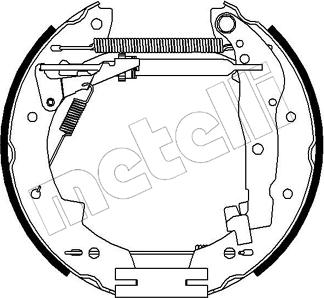 Metelli 51-0132 - Bremžu loku komplekts www.autospares.lv