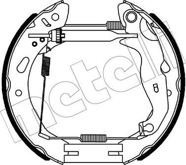 Metelli 51-0343 - Bremžu loku komplekts www.autospares.lv