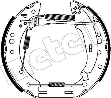 Metelli 51-0342 - Bremžu loku komplekts www.autospares.lv