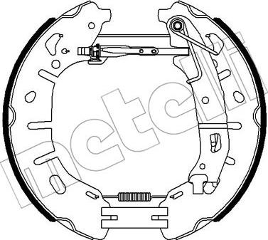 Metelli 51-0354 - Bremžu loku komplekts www.autospares.lv