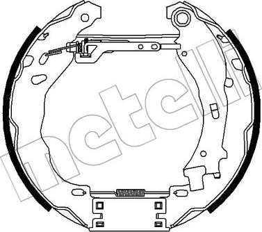 Metelli 51-0362 - Bremžu loku komplekts www.autospares.lv