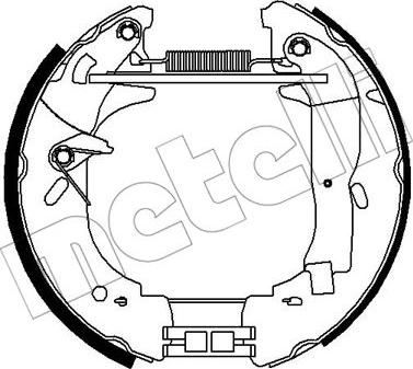 Metelli 51-0304 - Bremžu loku komplekts www.autospares.lv