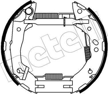 Metelli 51-0306 - Bremžu loku komplekts www.autospares.lv