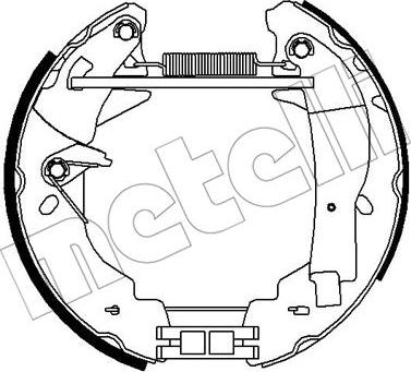 Metelli 51-0307 - Bremžu loku komplekts www.autospares.lv