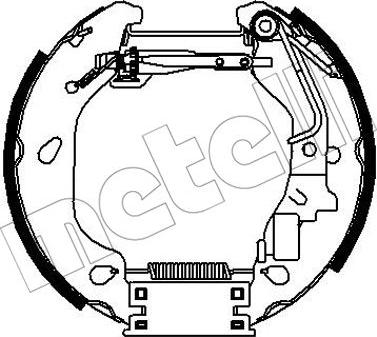 Metelli 51-0319 - Bremžu loku komplekts www.autospares.lv