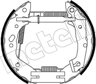 Metelli 51-0315 - Bremžu loku komplekts www.autospares.lv