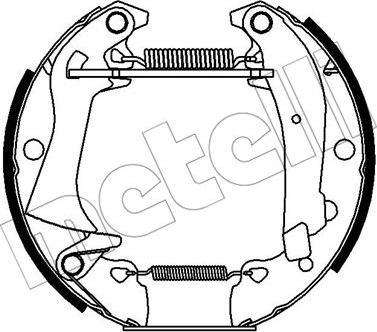 Metelli 51-0380 - Bremžu loku komplekts www.autospares.lv