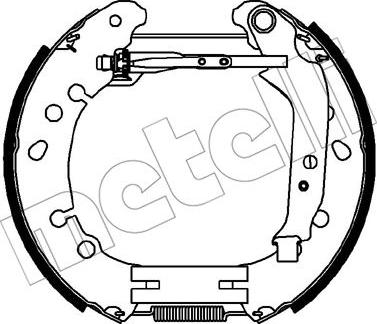 Metelli 51-0329 - Bremžu loku komplekts www.autospares.lv