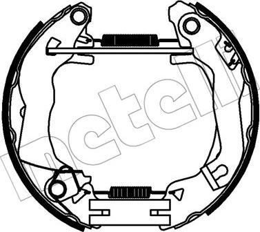 Metelli 51-0323 - Bremžu loku komplekts www.autospares.lv