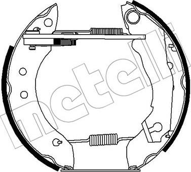 Metelli 51-0241 - Bremžu loku komplekts www.autospares.lv