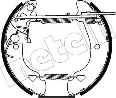 Metelli 51-0251 - Bremžu loku komplekts www.autospares.lv