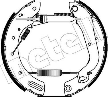 Metelli 51-0254 - Bremžu loku komplekts autospares.lv