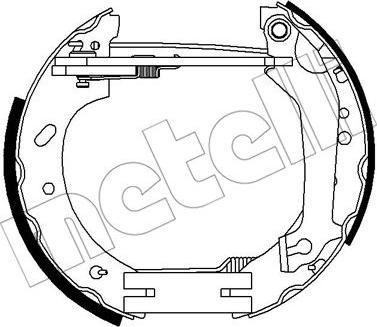 Metelli 51-0265 - Bremžu loku komplekts www.autospares.lv