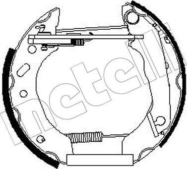 Metelli 51-0267 - Bremžu loku komplekts www.autospares.lv