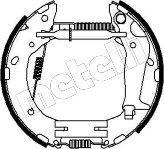 Metelli 51-0215 - Bremžu loku komplekts www.autospares.lv