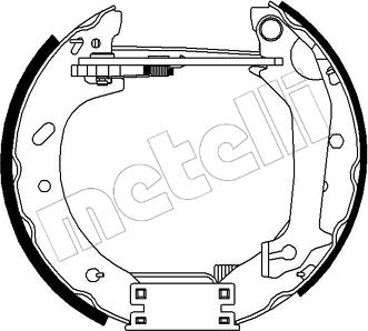 Metelli 51-0238 - Bremžu loku komplekts www.autospares.lv