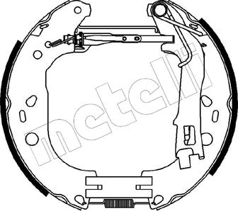 Metelli 51-0227 - Bremžu loku komplekts autospares.lv