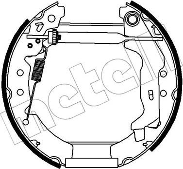 Metelli 51-0275 - Bremžu loku komplekts www.autospares.lv