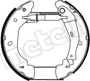 Metelli 51-0272 - Bremžu loku komplekts www.autospares.lv