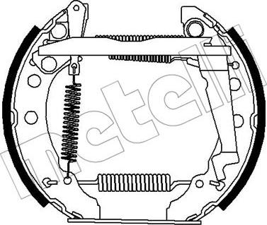 Metelli 51-0278 - Bremžu loku komplekts www.autospares.lv