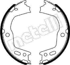 Metelli 53-0497 - Brake Shoe Set, parking brake www.autospares.lv