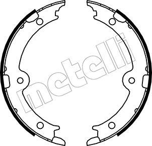 Metelli 53-0449 - Bremžu loku kompl., Stāvbremze autospares.lv