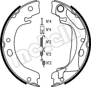 Metelli 53-0446K - Bremžu loku kompl., Stāvbremze www.autospares.lv