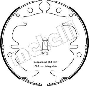 Metelli 53-0442 - Bremžu loku kompl., Stāvbremze www.autospares.lv