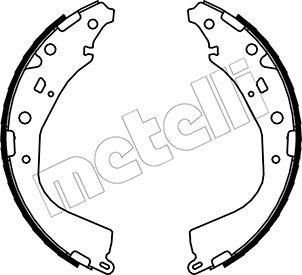 Metelli 53-0447 - Brake Shoe Set www.autospares.lv