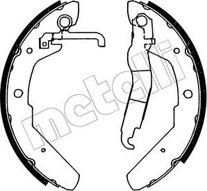 Metelli 53-0464 - Bremžu loku komplekts www.autospares.lv