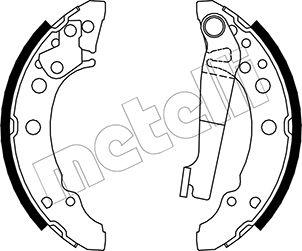 Metelli 53-0465 - Bremžu loku komplekts autospares.lv