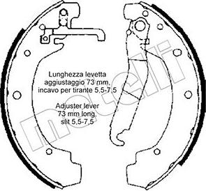 Metelli 53-0463 - Bremžu loku komplekts www.autospares.lv