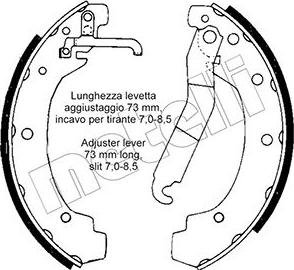 Metelli 53-0467 - Bremžu loku komplekts www.autospares.lv