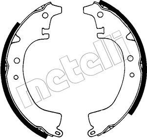 Metelli 53-0408 - Brake Shoe Set www.autospares.lv