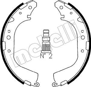 Metelli 53-0415 - Bremžu loku komplekts www.autospares.lv