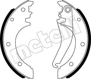 Metelli 53-0486 - Bremžu loku komplekts www.autospares.lv