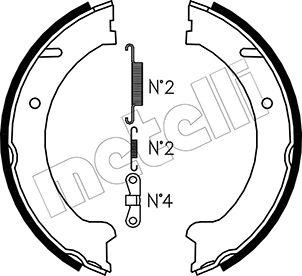 Metelli 53-0480K - Bremžu loku kompl., Stāvbremze www.autospares.lv